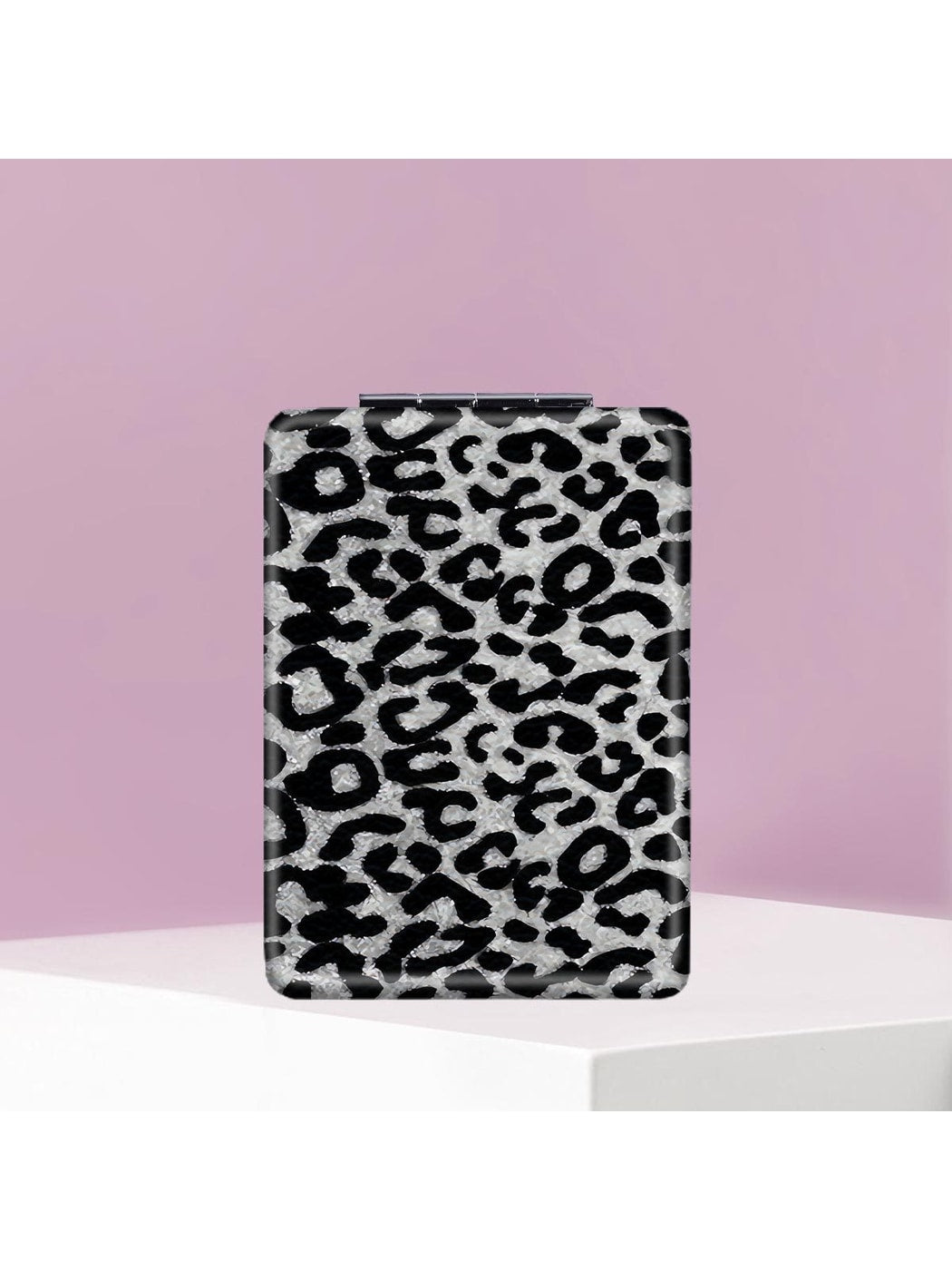 Mirroray - Leopard Pattern Rectangular Folding Makeup Mirror