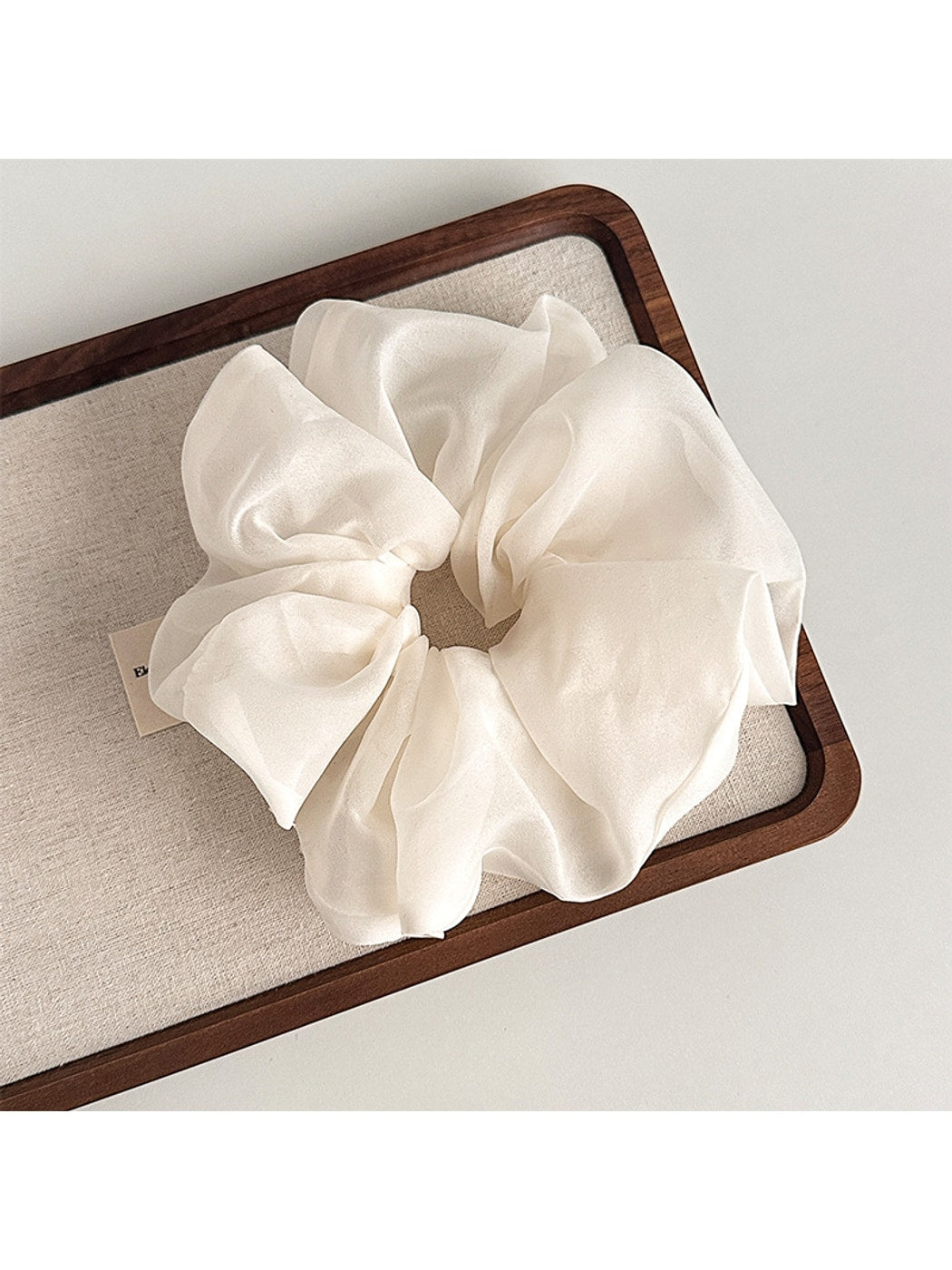 Gifty - Sheer Organza Polyester Fabric Scrunchie