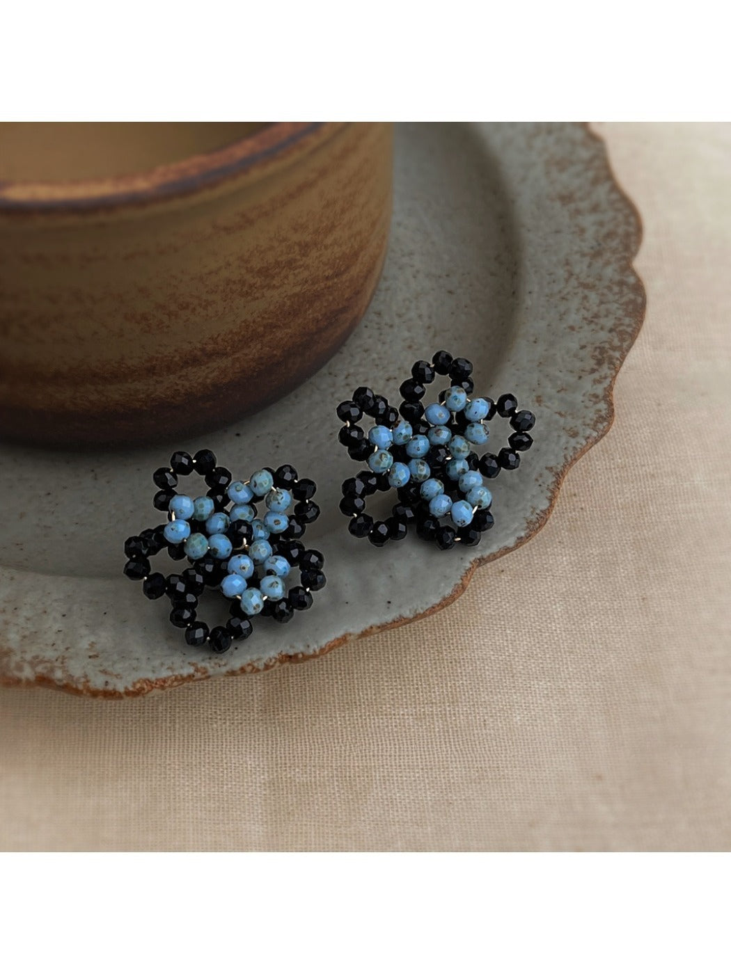 Earedge - Autumn-Winter Floral Drop Earrings