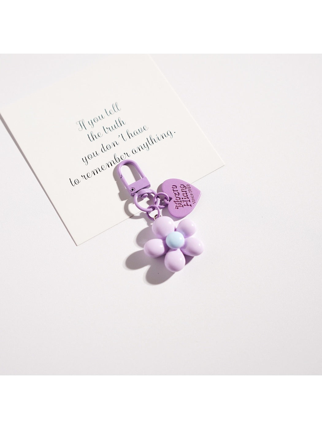 Keypus - Cartoon Flower Keychain Pendant