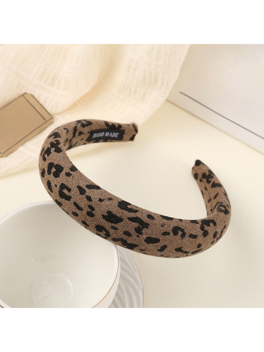 Gifty - Leopard Print Padded Rounded Headband