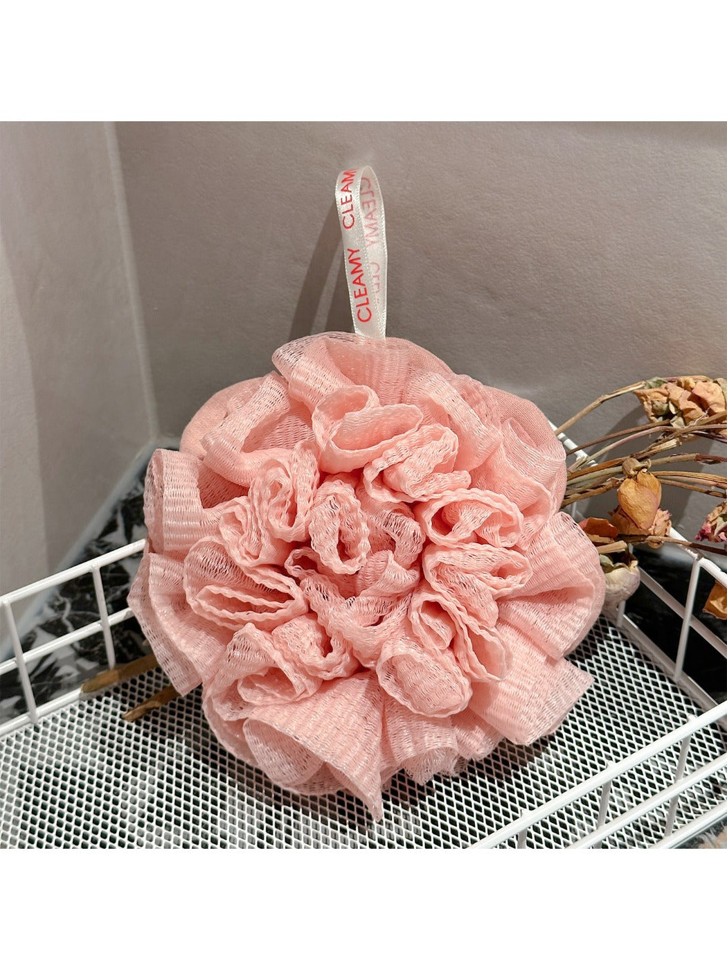 Papo - Floral Shaped Bath Pouf
