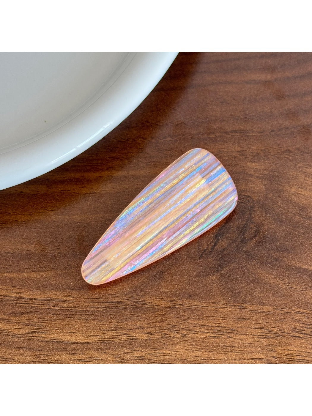 Beau - Acetic Acid Colorful Water Droplet Hairpin