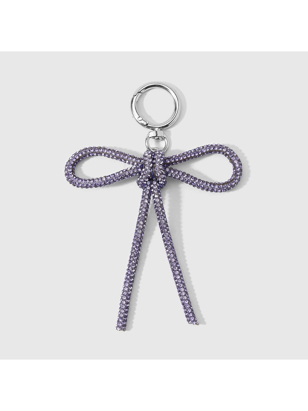 Keypus - Y2K Style Rhinestone Bow Bag Charm Keychain