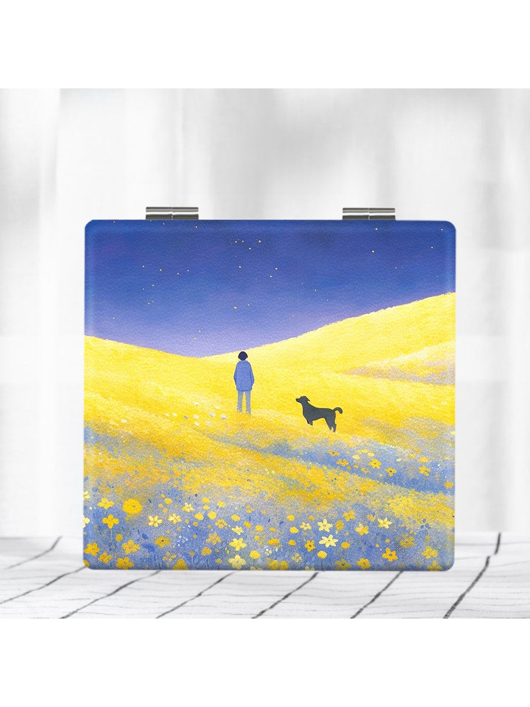 Mirroray - Landscape Print Folding Makeup Mirror