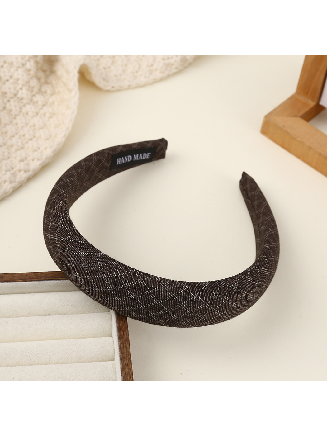 Gifty - Geometric Striped Ring Style Fabric Headband