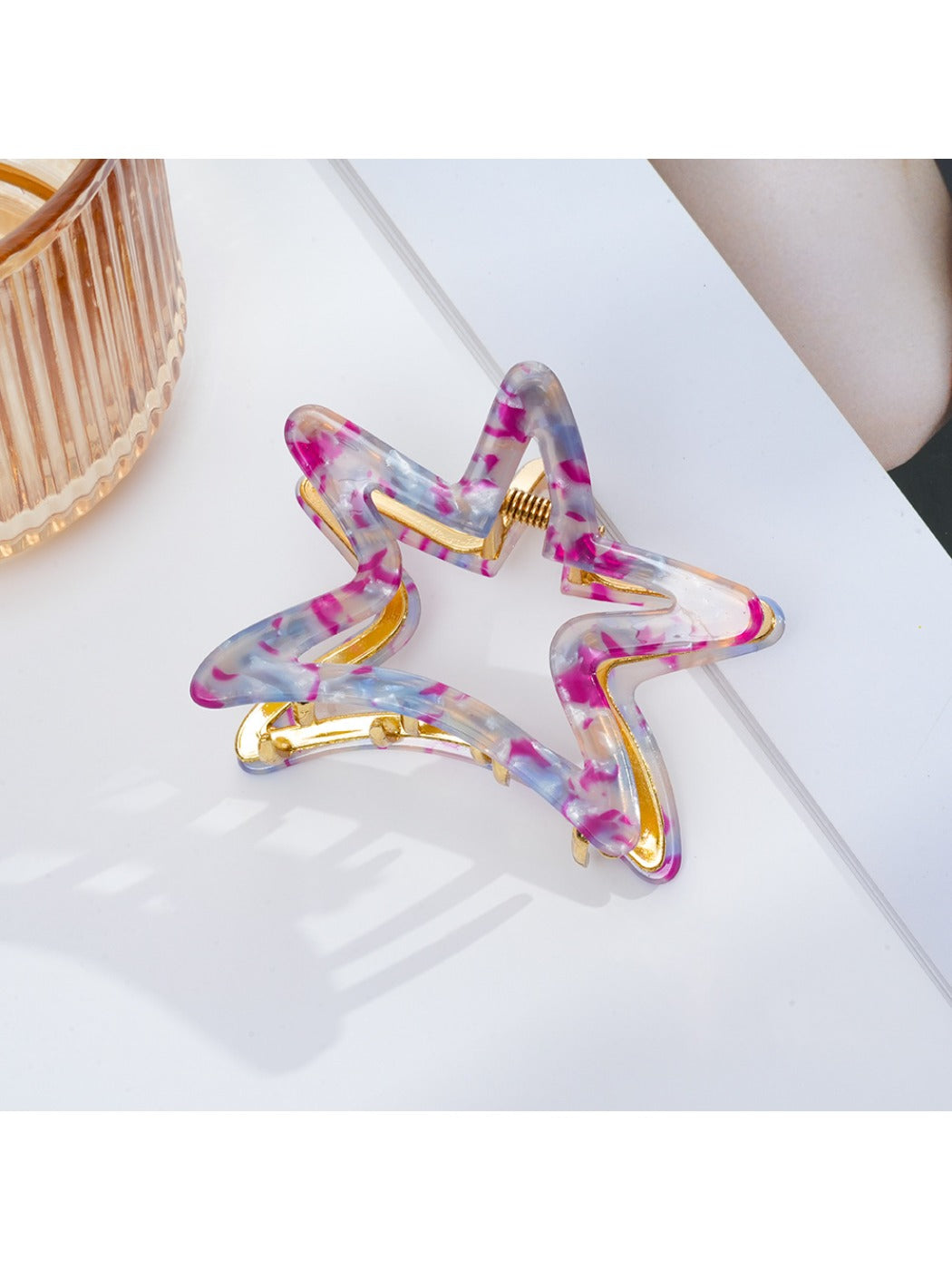 Beau - Minimalist Star Cut Out Claw Clip