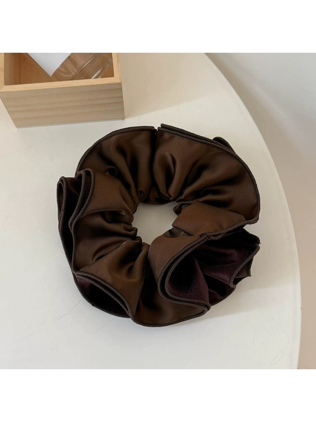 Gifty - Spring Retro Solid Colored Scrunchie