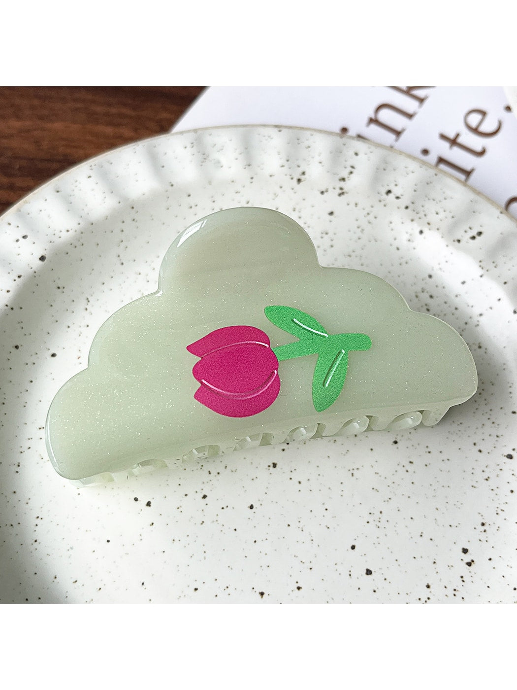 Beau - Modern Minimalist Tulip Hair Claw Clip