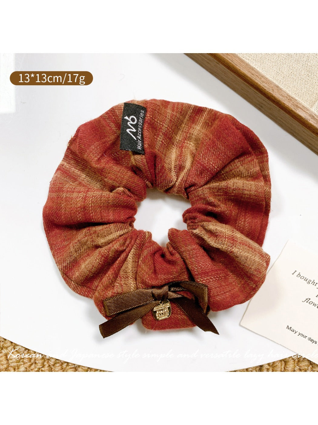 Gifty - Plaid Vintage Hair Ring