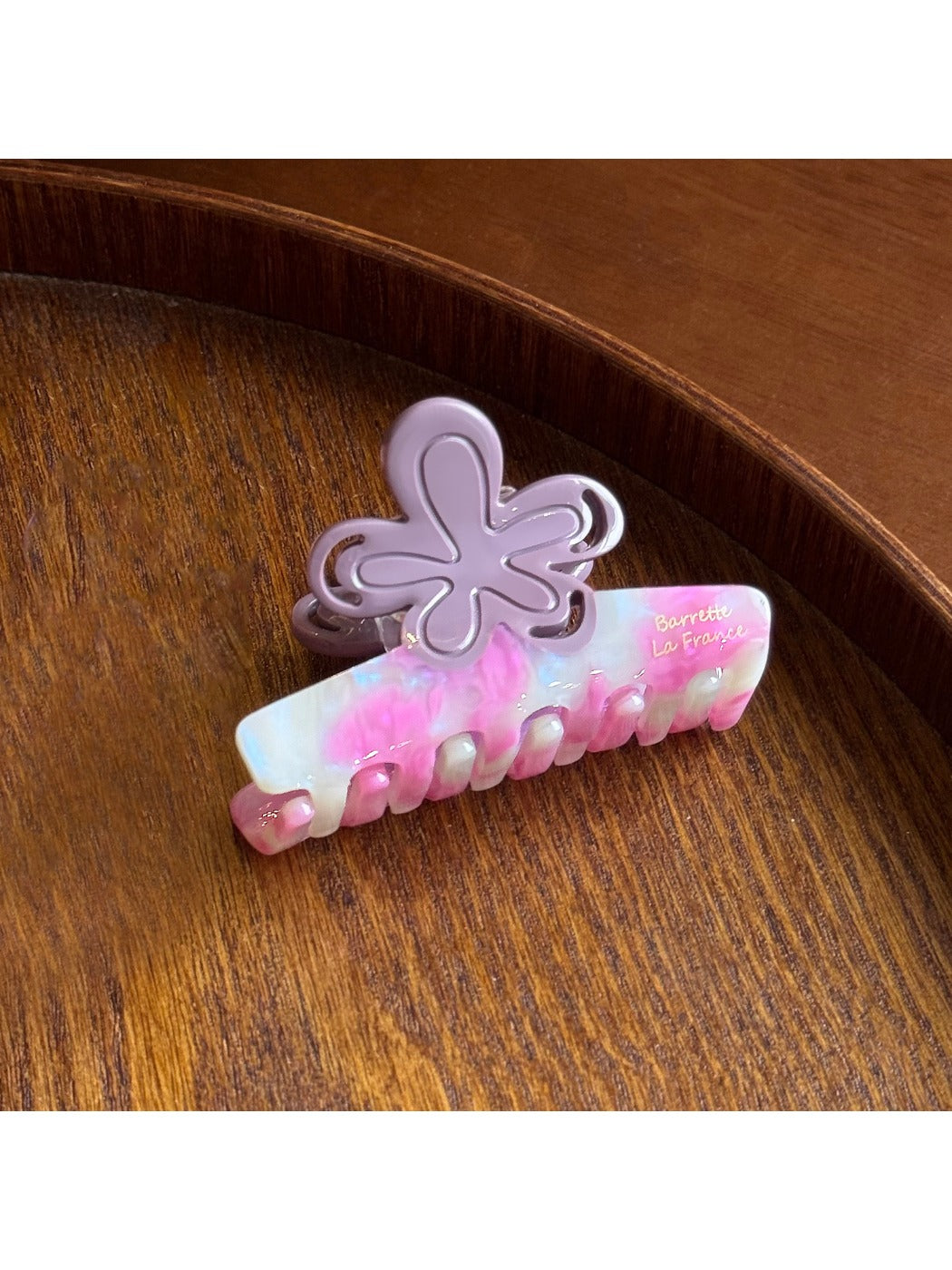 Beau - Fresh Style Floral Acetate Claw Clip