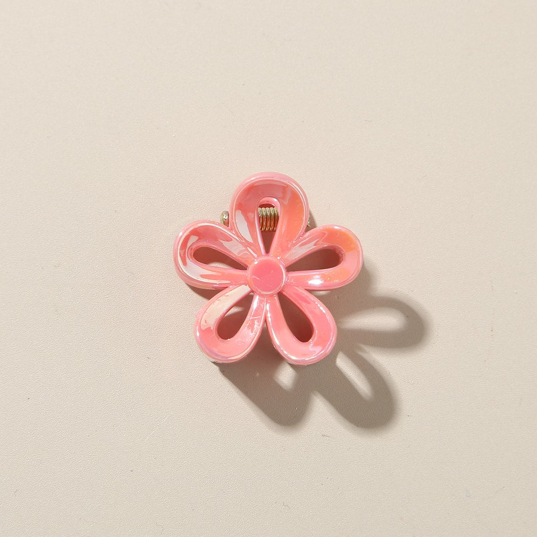 Beau - Glossy Floral PS Hair Accessory Claw Clip