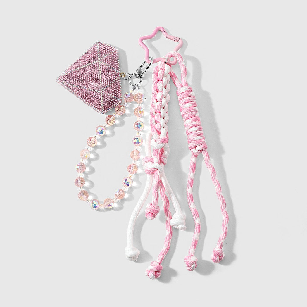 Keypus - Y2K Style Star Design Cord Keychain
