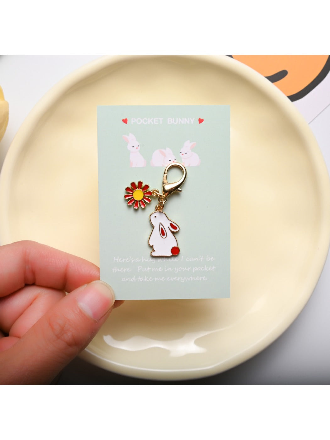 Keypus - Adorable Cartoon Bunny Keychain