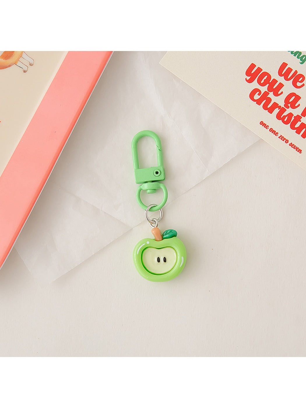 Keypus - Cute Apple Shaped Keychain