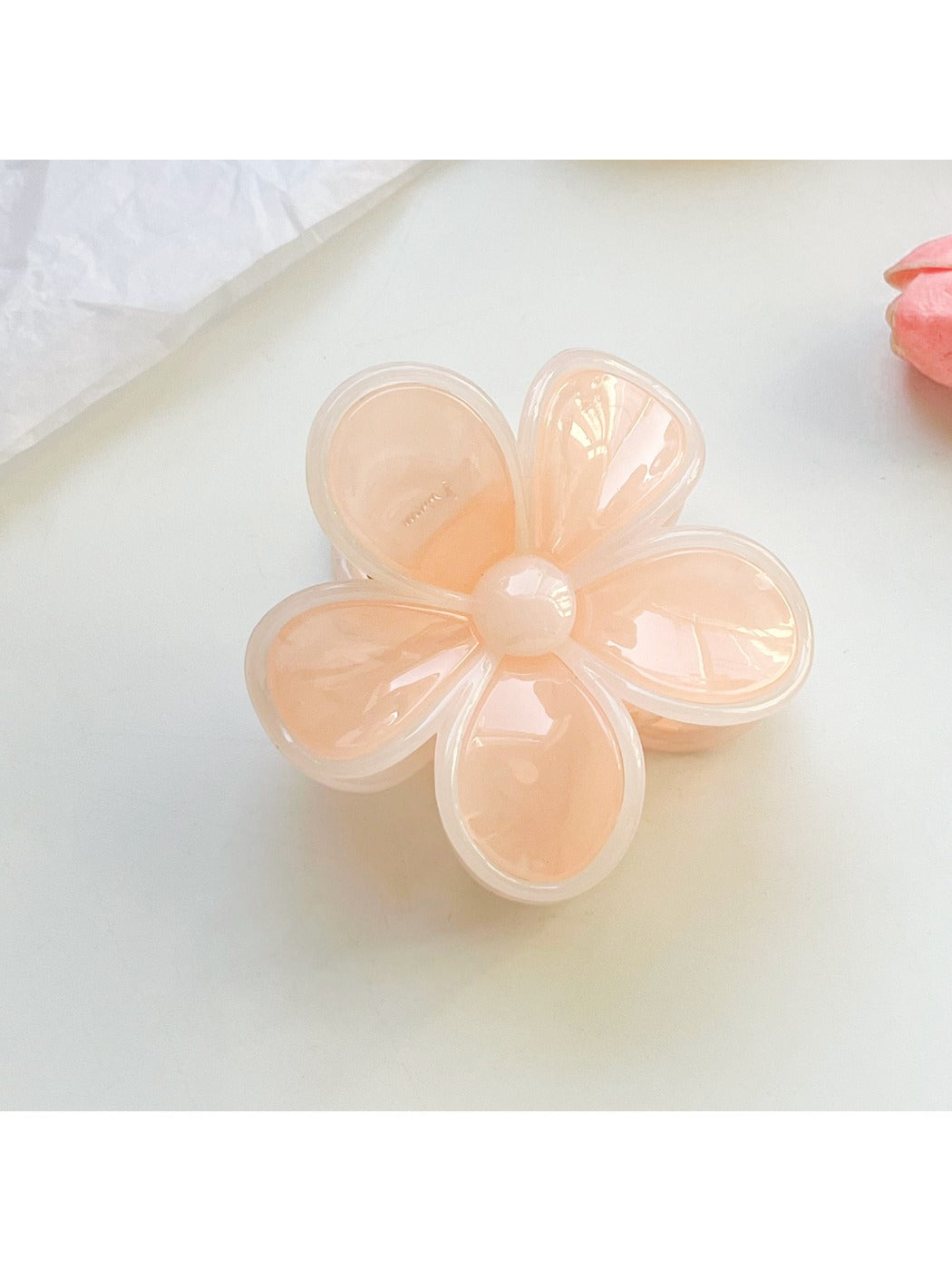 Beau - Egg Shaped Jelly Colored Hair Clip