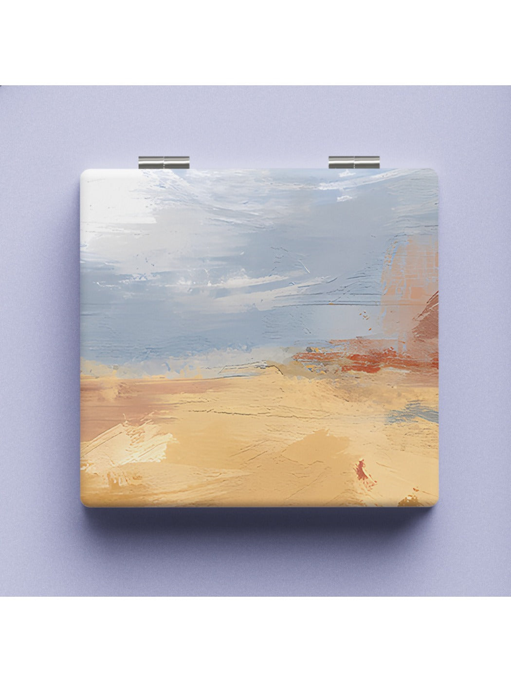 Mirroray - Minimalist Oil Painting Style Makeup Mirror