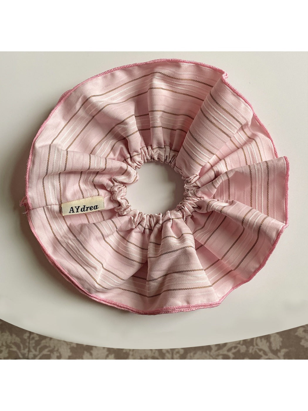 Gifty - Spring Pink Double Layer Scrunchie
