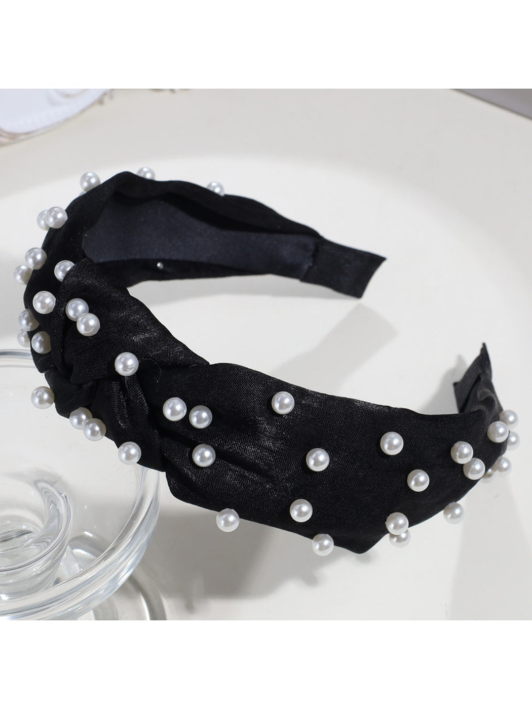 Gifty - Women's Knotted Fabric Wide Headband