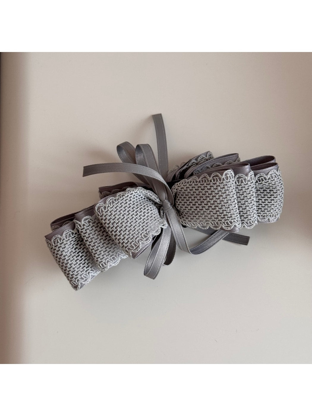 Beau - Three Layer Bow Decorative Banana Clip