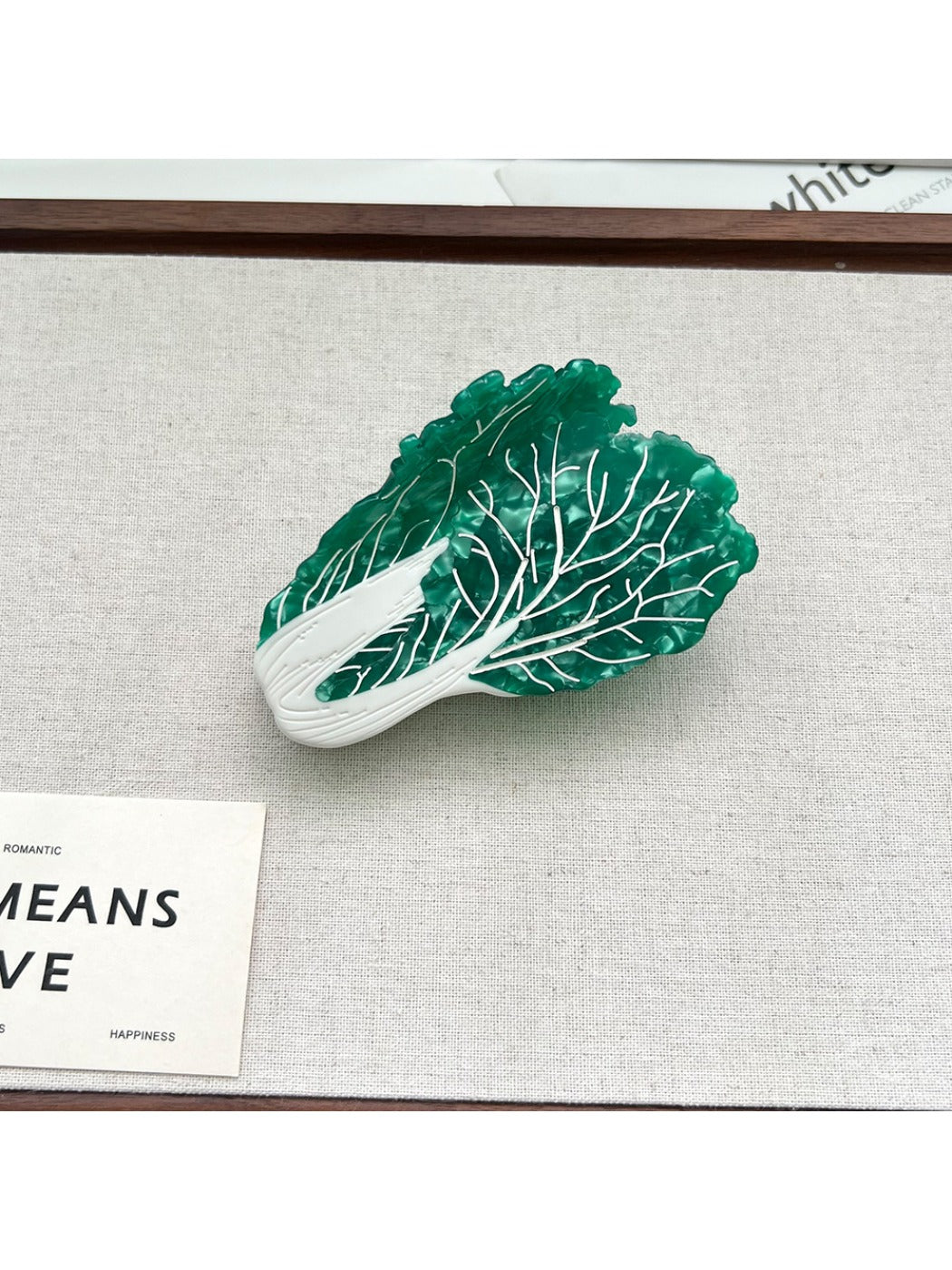 Beau - Cabbage Shaped Acetate Hair Clips