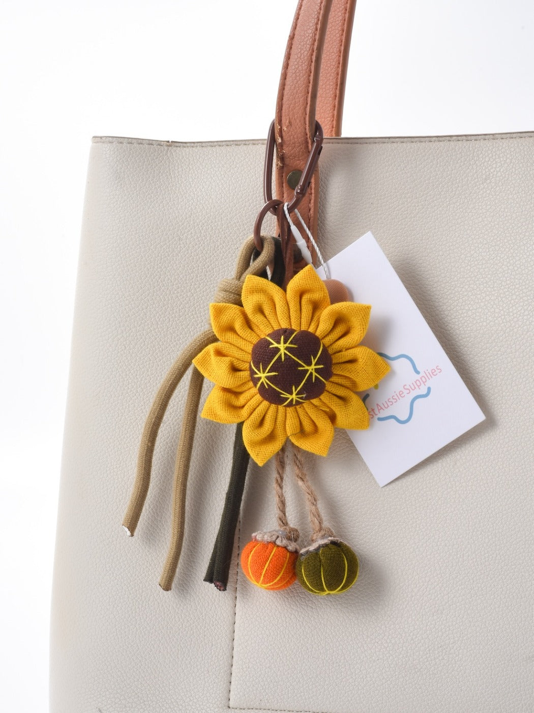 Keypus - Elegant Yellow Sunflower Keychain