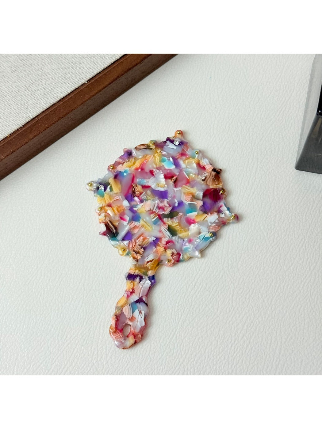 Mirroray - Fashion Pattern Hand-Held Mirror Portable