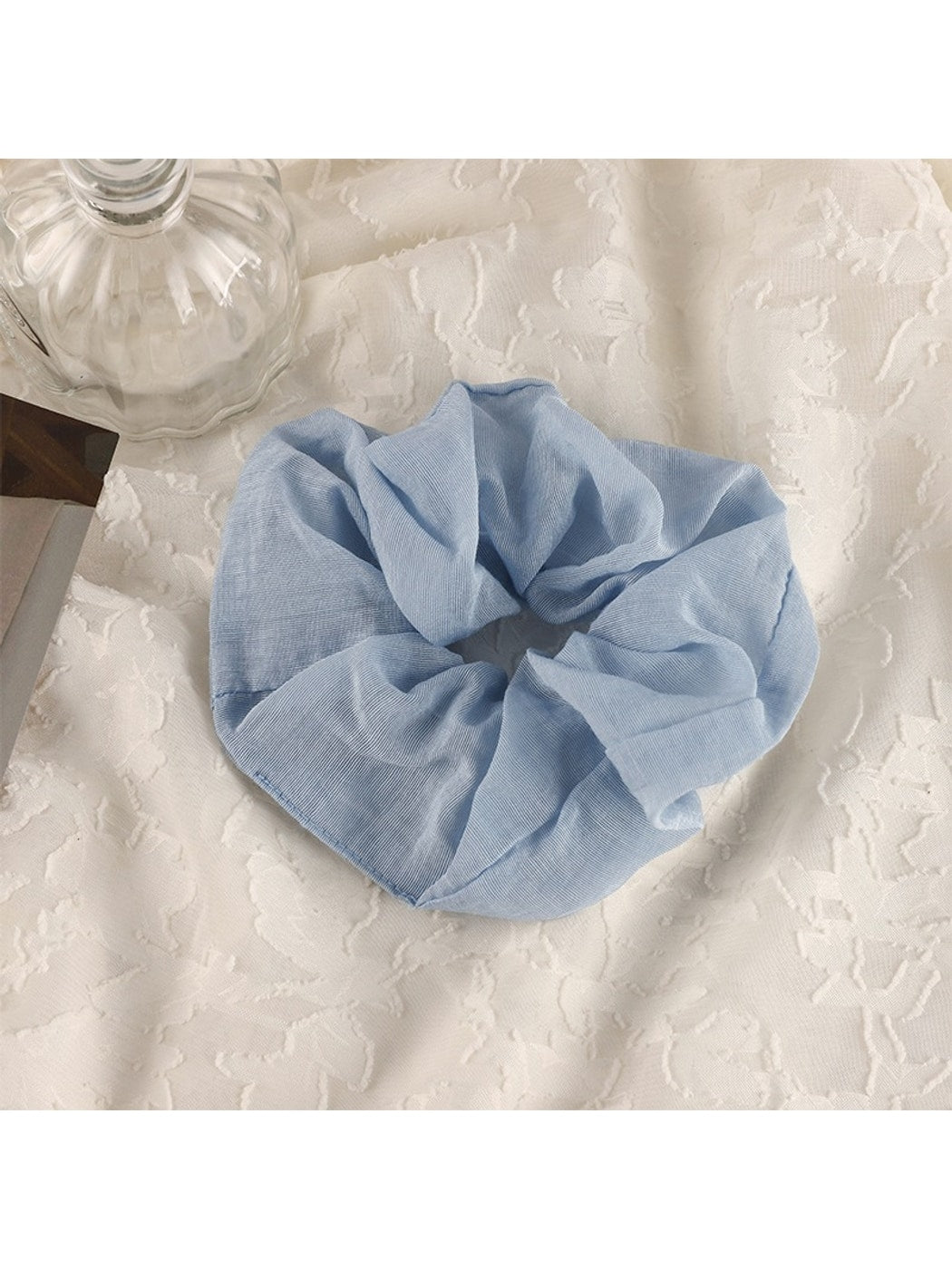 Gifty - Solid Color Polyester Fabric Scrunchie
