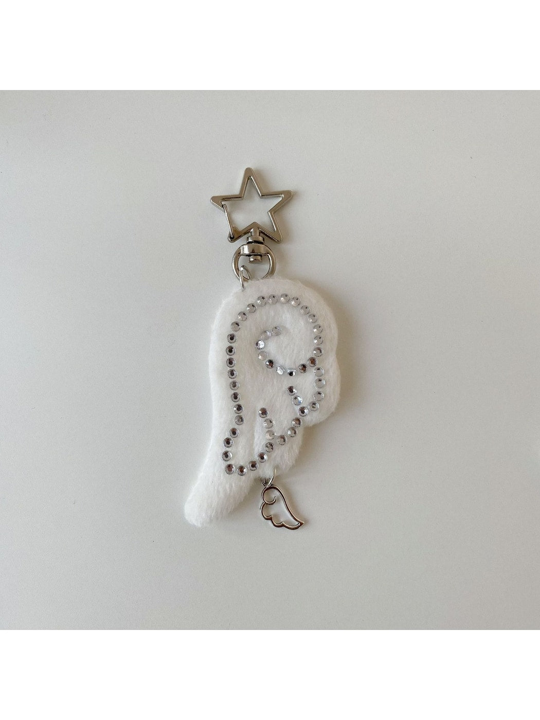 Keypus - Soft Fabric Angel Wing Purse Charm Keychain