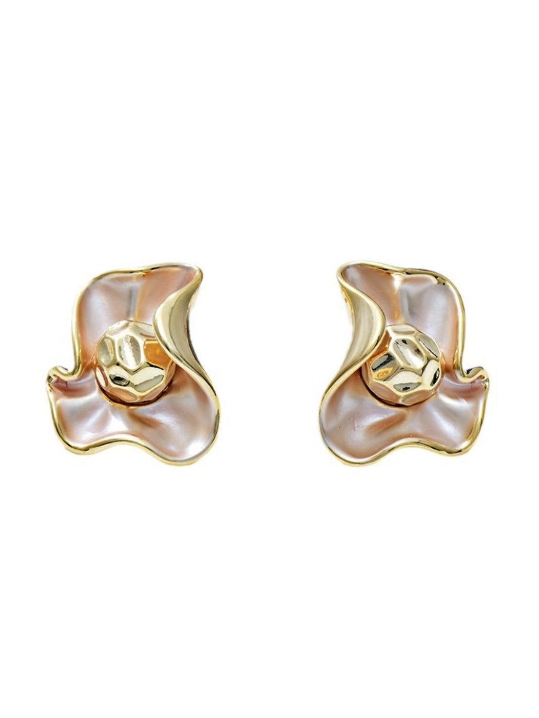 Earedge - Fashionable Floral Stud Earrings