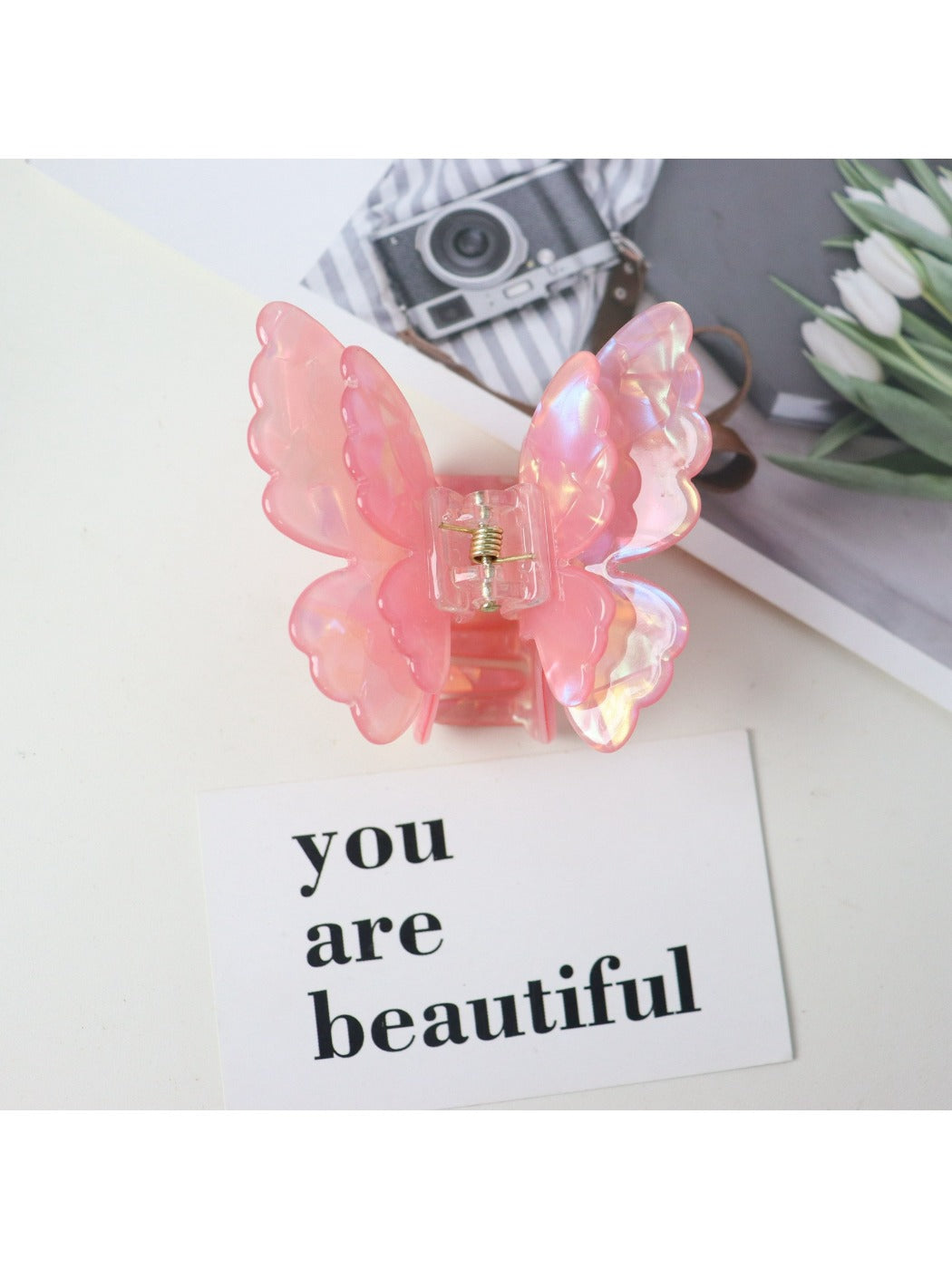 Beau - Double Layer Sweet Butterfly Clip