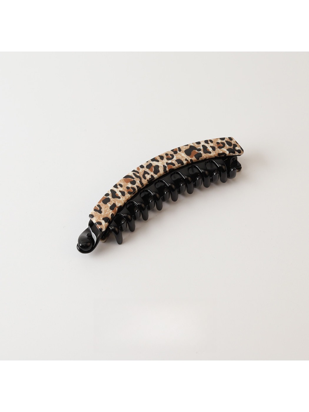 Beau - Leopard Print PC Cross Design Claw Clip