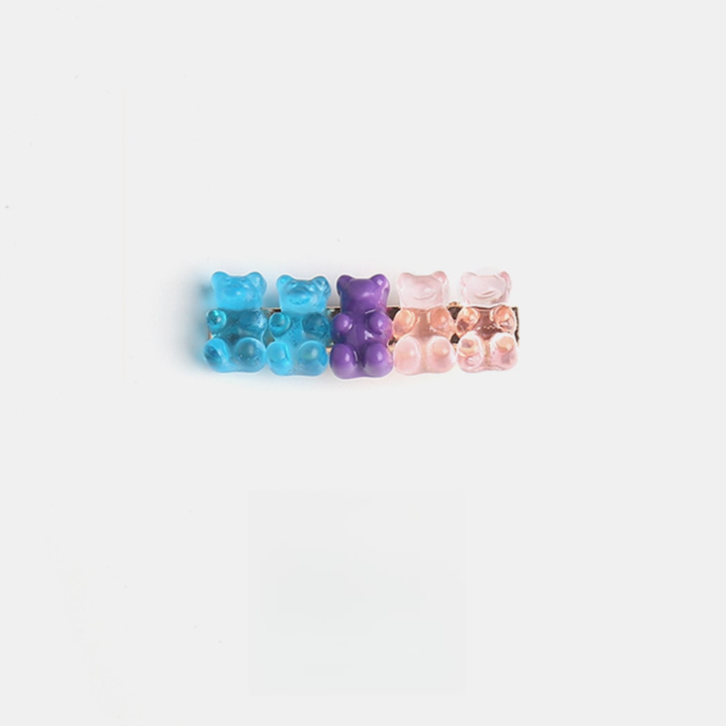Beau - Cute Gummy Bear Glossy Hair Clip