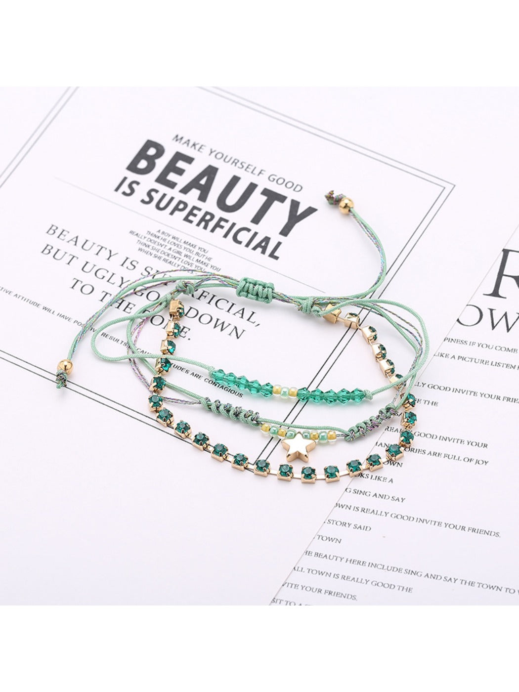 Lovra bracelet packaging with bracelet displayed on branded card