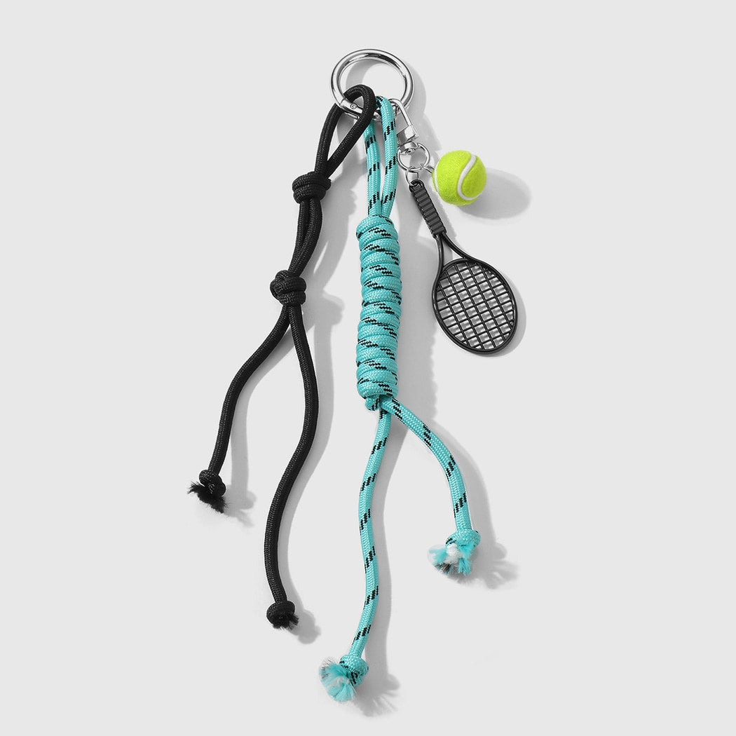 Keypus - Ball Sports Theme Woven Rope Keychain