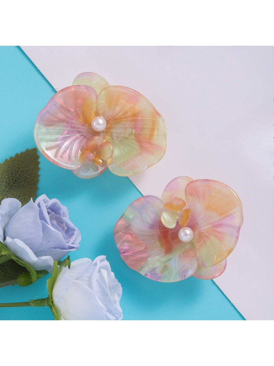 Beau - Elegant Orchid Inspired Hair Clip