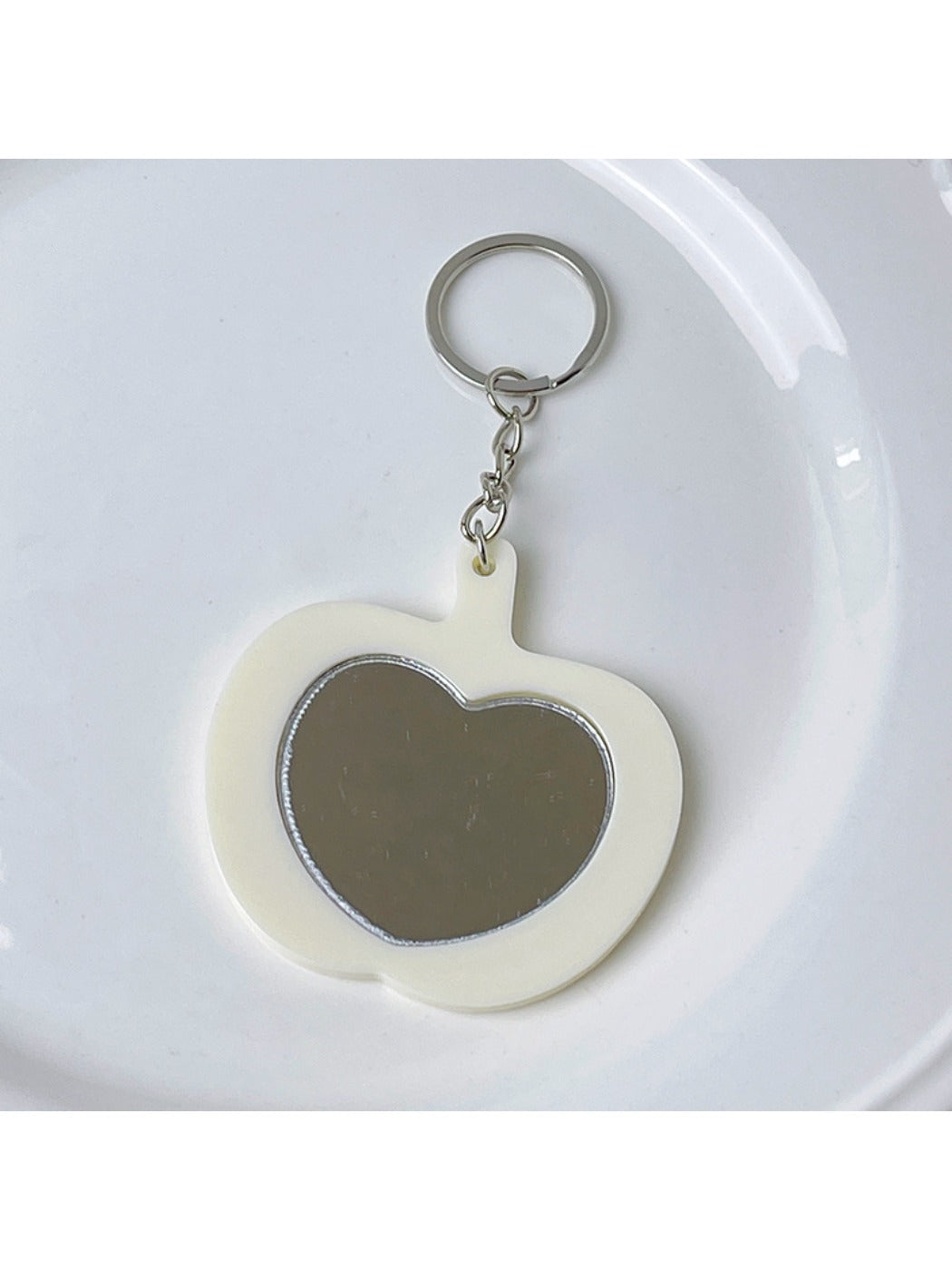 Keypus - Apple Shaped Mirror Keychain