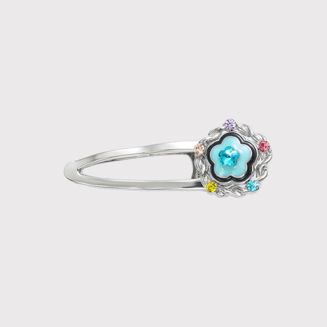Beau - Sparkly Hollow Flower Shape Hair Clip
