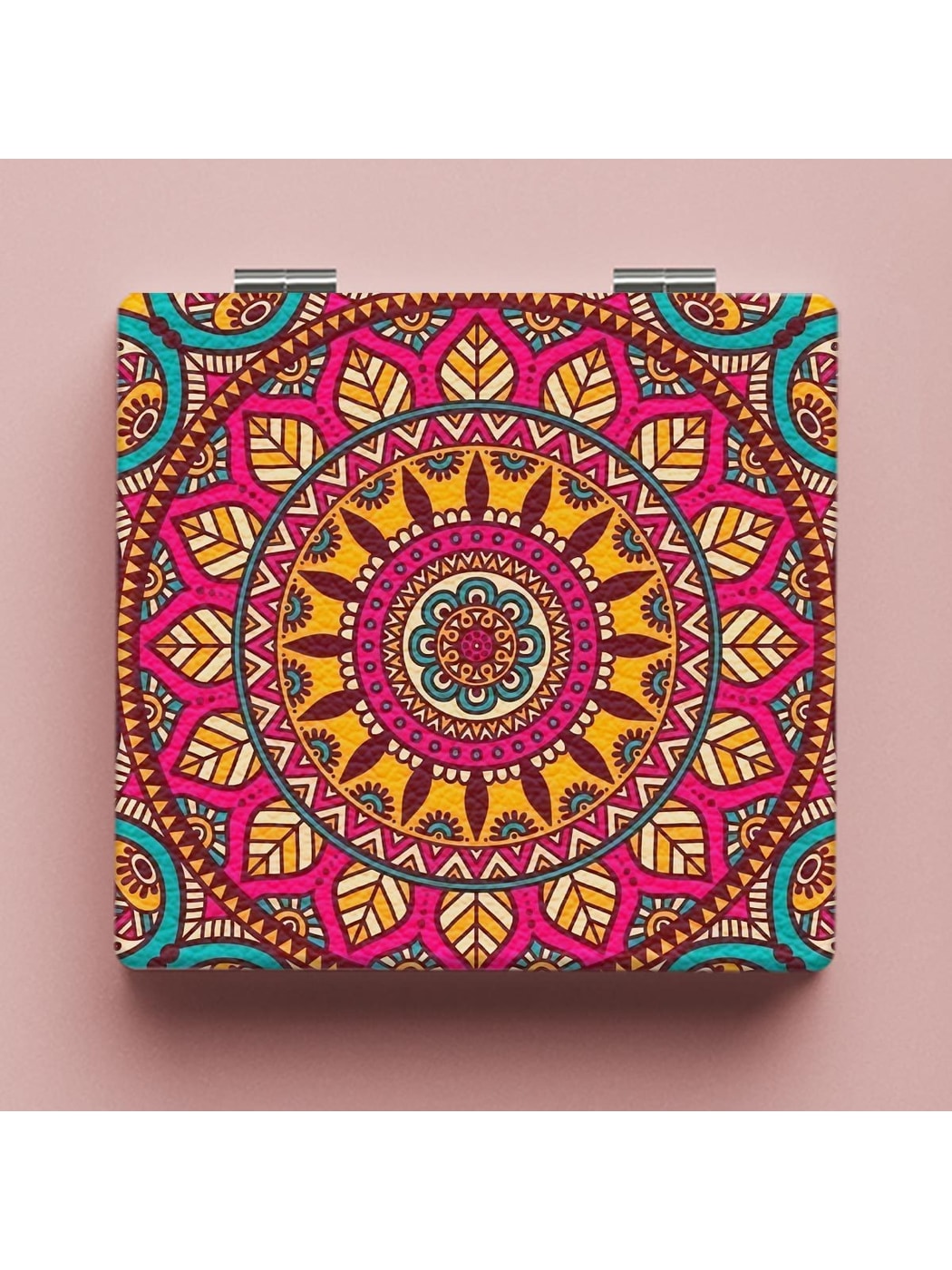 Mirroray - Patterned Foldable Compact Makeup Mirror