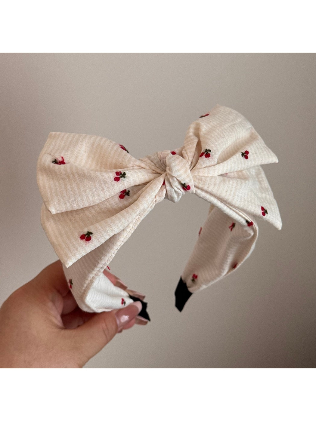 Gifty - Women's Printed Fabric Bow Detail Headband