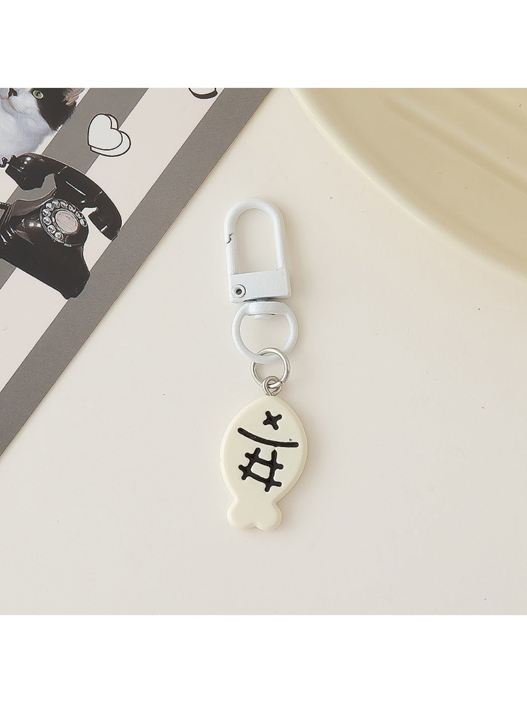Keypus - Cat Shaped Fish Design Keychain