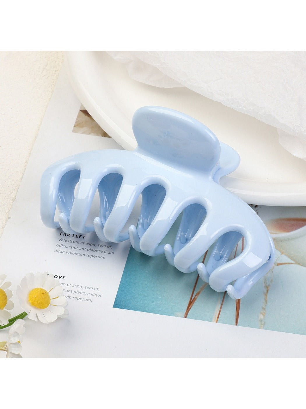 Beau - Macaron Colored Pumpkin Shaped Claw Clip