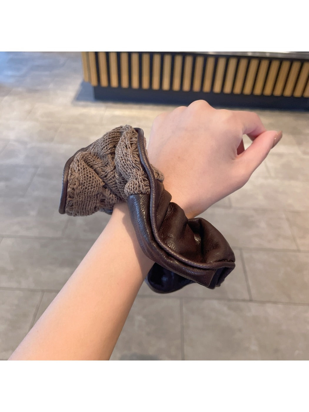 Gifty - Double-Layer Patchwork Scrunchie