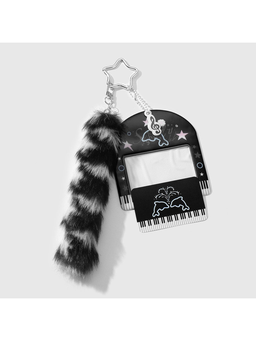 Keypus - Leopard Print Tail Key Ring Keychain Bag Charm