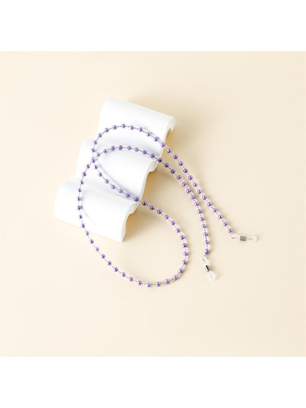 Velra - Minimalist Solid Color Beaded Eyeglass Strap