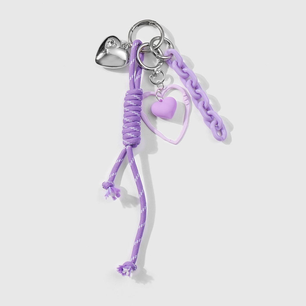 Keypus - Heart Chain Cord Decorative Keychain