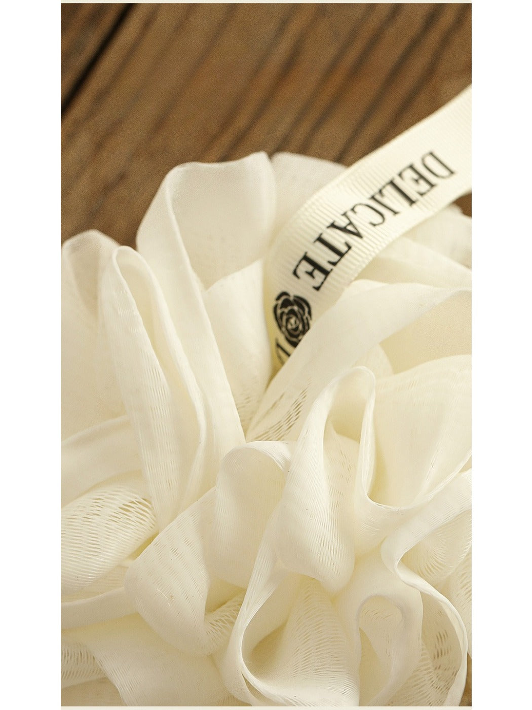 Papo - Beige Floral Bath Sponge