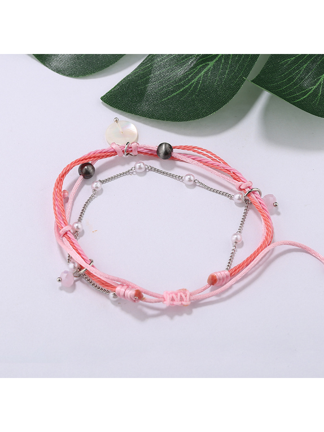 Lovra - Bohemian Beaded Pendant Wrap Bracelet