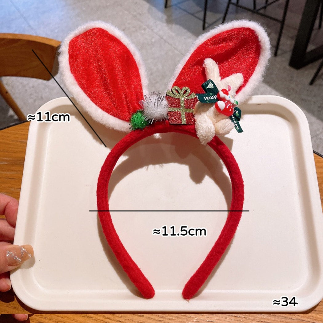 Gifty - Christmas Reindeer Bow Detail Headband