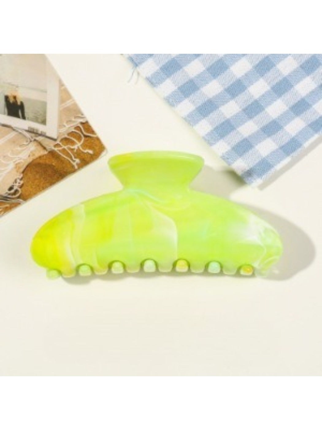 Beau - Marble Pattern Hair Claw Clip